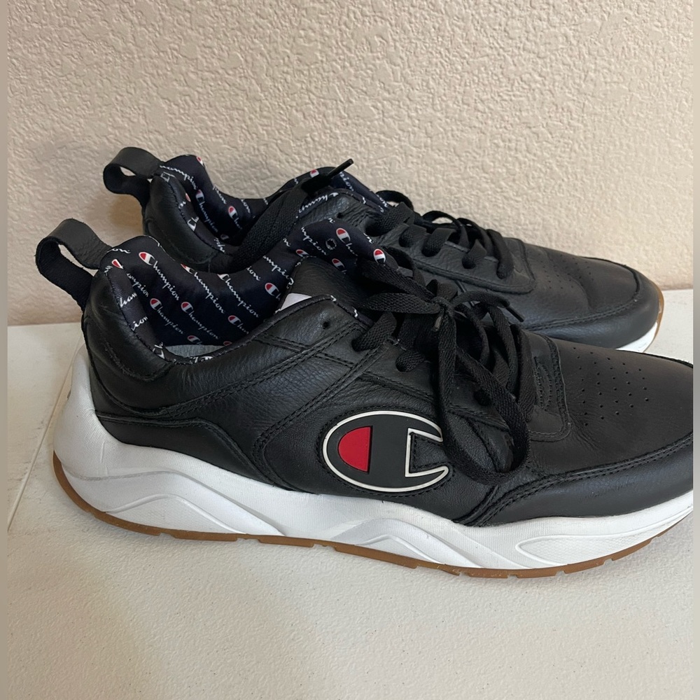 Champion 93 Eighteen Black Shoes